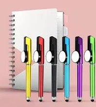 Stylo 3 en 1 personnalisé – Tactile & Support téléphone